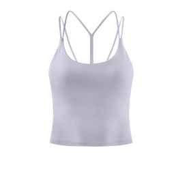 Fashion Personality Female Bra Vest (Option: Silver Gray-XS)