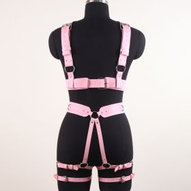 Dress Up And Order Suit Binding Props (Option: Pink Top And Pants)