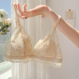 Summer Ultra-thin Breast Contracting Bra Underwear For Women (Option: Skin Color Separate-32ABC)