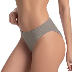 Small Single Women's Underwear High Waist Invisible And Breathable (Option: Gray-S)