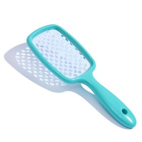 Children's Hollow Diamond Massage Comb (Color: green)