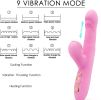 U-shaped Vibe Toy Rose Toy Sucking Toyz for Women Pleasures; Licking & Suction Toy with 10 Magic Modes & Full Waterproof & Rechargeable